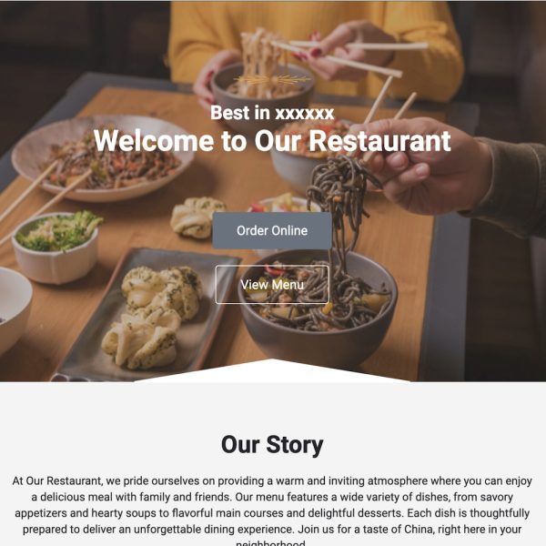 Asia Restaurant Website Design + 1 Year Hosting + SSL Certificate + Maintenance - Image 2